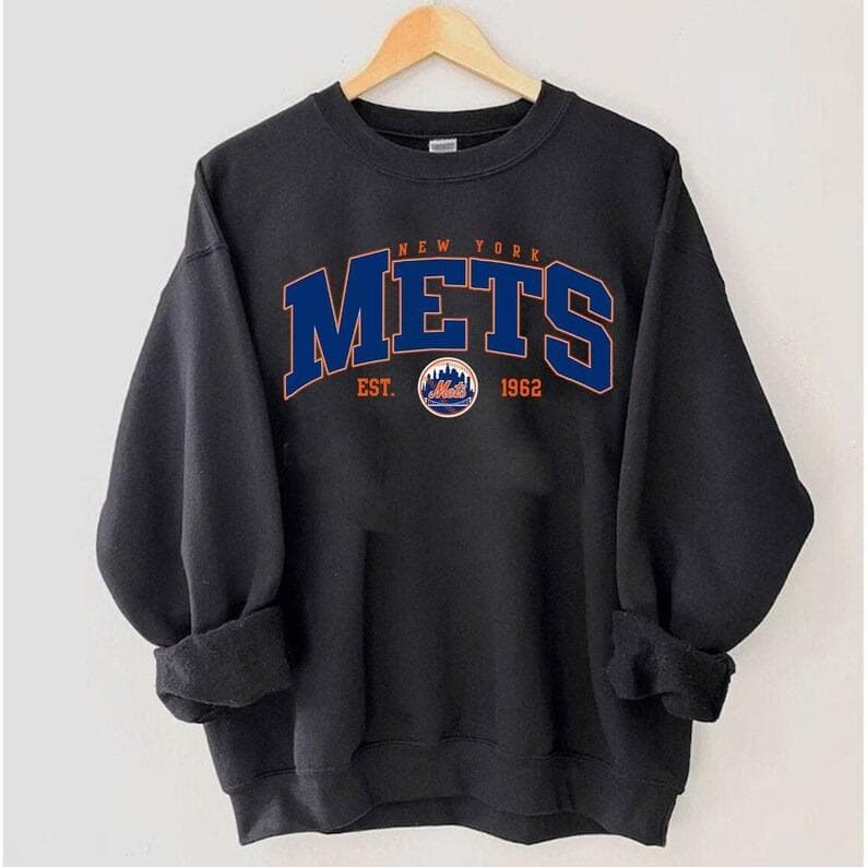 New York Baseball Sweatshirt, Vintage New York Baseball Crewneck Sweatshirt, Met Game Day Shirt, Baseball Fan Gift, Sweatshirt, Hoodie – image 4, New York Baseball Tee, New York Baseball Merch, New York Baseball Shirt, New York Baseball Sweatshirt, New York Baseball Hoodie, New York Baseball Clothes