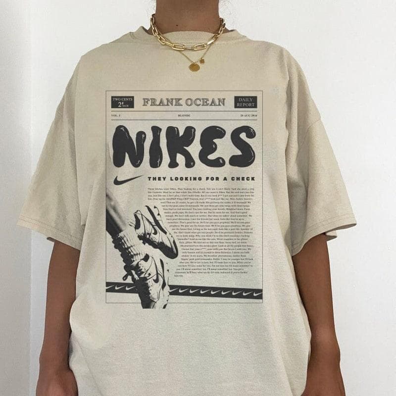 Nikes Frank Ocean Shirt, Frank Ocean Album Cover Merch, Graphic Sweatshirt, Unisex Blonde Hoodie Comfort Colors – image 1, frank ocean Tee, frank ocean Shirt, frank ocean Sweatshirt, frank ocean Hoodie