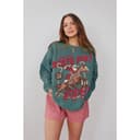 North Pole Rodeo Sudadera UNISEX Cowboy Santa Crewneck Vintage Country Christmas Shirt Western Santa Claus Groovy Festive Hoodie 3 small thumbnail