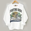 Notre Dame Fighting Irish Fútbol Americano NCAA Sudadera, University Of Notre Dame Unisex Vintage Fútbol Americano NCAA Sudadera 2 small thumbnail