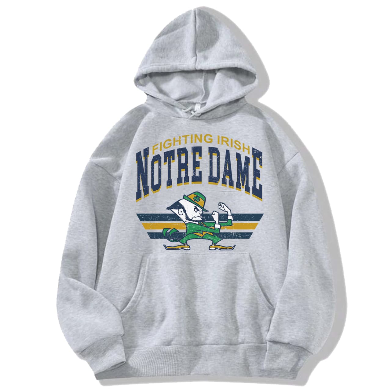 Sudadera con Capucha Vintage NCAA Notre Dame Fighting Irish Fútbol - Regalo Unisex – image 1, Notre Dame Fighting Irish Tee, notre dame fighting irish shirt. notre dame fighting irish sweatshirt, notre dame fighting irish hoodie