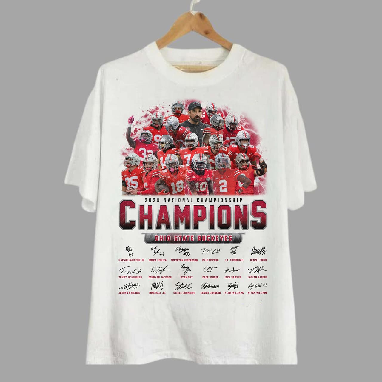 Ohio State Buckeyes Campeones NCAA 2025 Camiseta Unisex Vintage – image 1, Ohio State Buckeyes Tee, Ohio State Buckeyes Merch, Ohio State Buckeyes Shirt, Ohio State Buckeyes Sweatshirt, Ohio State Buckeyes Hoodie, Ohio State Buckeyes Clothes