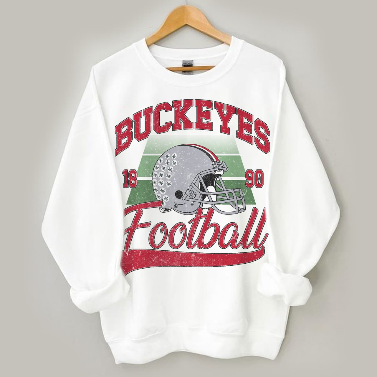 Sudadera Ohio State Buckeyes Football NCAA - Unisex Vintage – image 3, Ohio State Buckeyes Tee, ohio state buckeyes shirt, ohio state buckeyes tshirt, ohio state buckeyes sweatshirt, ohio state buckeyes hoodie