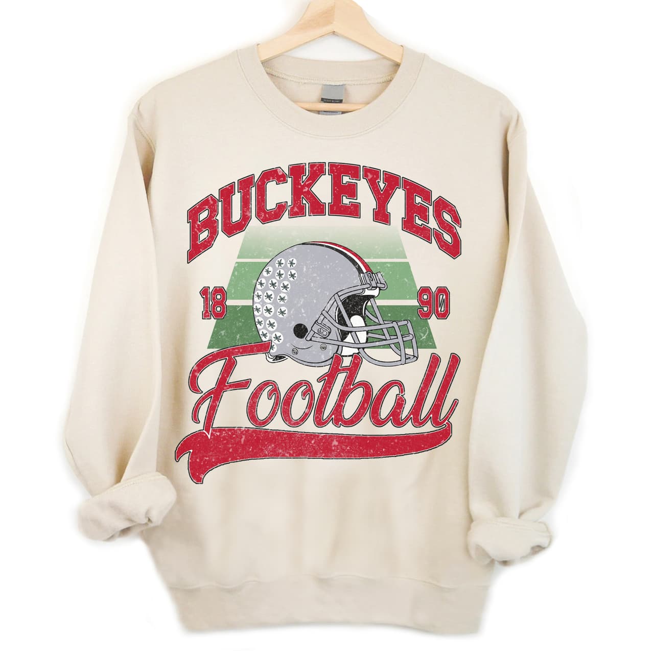 Sudadera Ohio State Buckeyes Football NCAA - Unisex Vintage – image 2, Ohio State Buckeyes Tee, ohio state buckeyes shirt, ohio state buckeyes tshirt, ohio state buckeyes sweatshirt, ohio state buckeyes hoodie