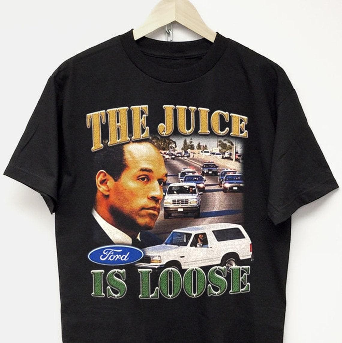 OJ 'The Juice Is Loose' T-Shirt, Unisex Hoodie & Sweatshirt – image 1, The Juice Is Loose Tee, The Juice Is Loose Merch, The Juice Is Loose Shirt, The Juice Is Loose Sweatshirt, The Juice Is Loose Hoodie, The Juice Is Loose Clothes