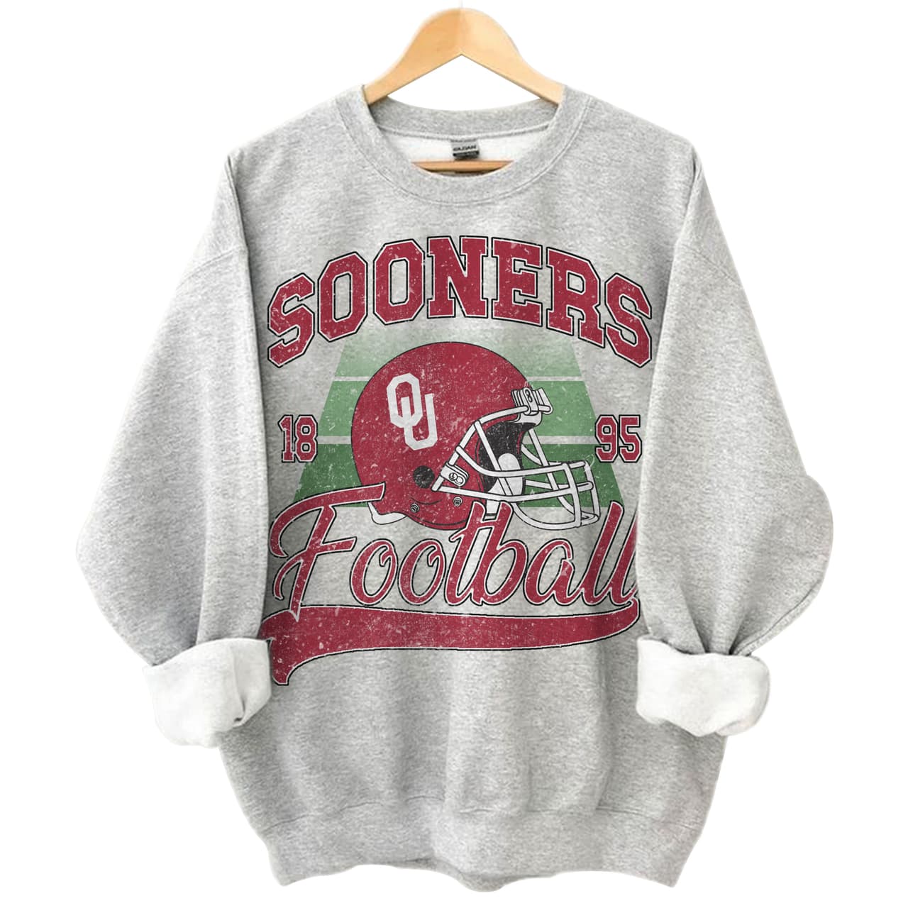 Oklahoma Sooners NCAA Football Sweatshirt - Unisex Vintage Classic Fan Gift – image 1, Oklahoma Sooners Tee, Oklahoma Sooners shirt, Oklahoma Sooners sweatshirt, Oklahoma Sooners hoodie