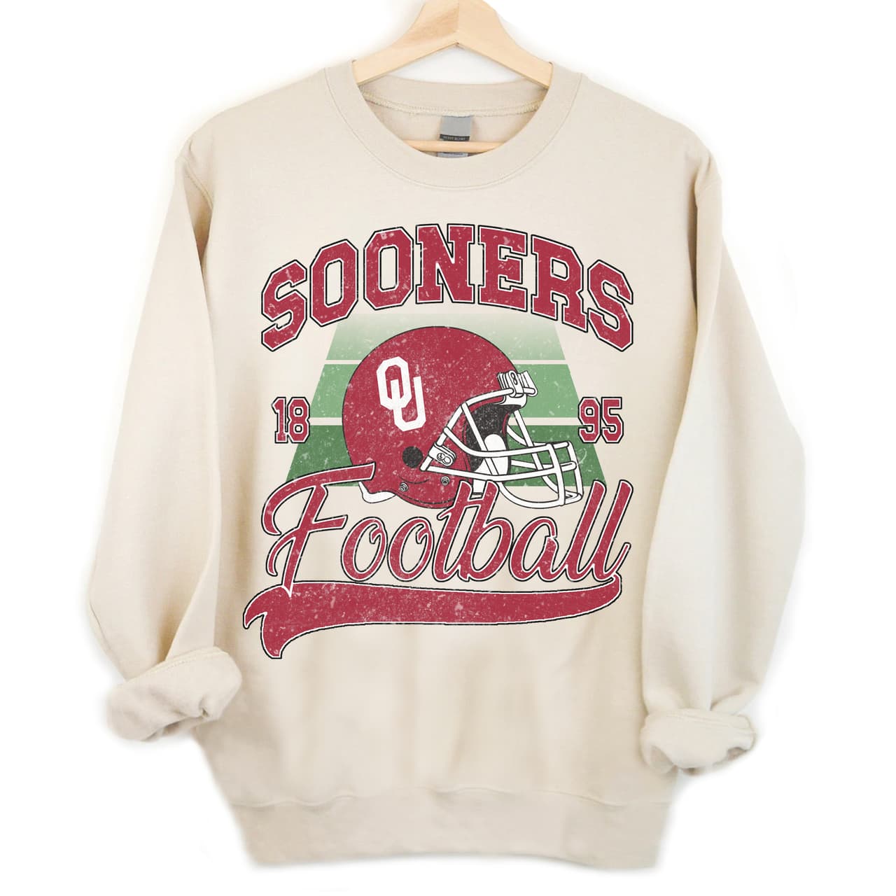 Oklahoma Sooners NCAA Football Sweatshirt - Unisex Vintage Classic Fan Gift – image 2, Oklahoma Sooners Tee, Oklahoma Sooners shirt, Oklahoma Sooners sweatshirt, Oklahoma Sooners hoodie