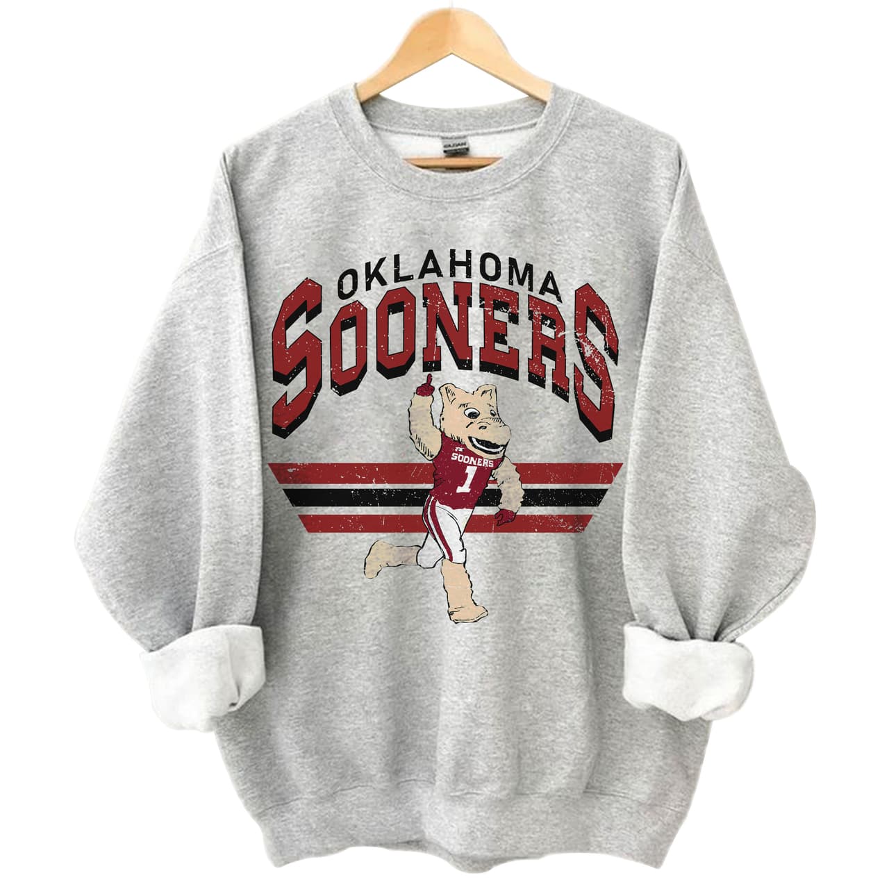 Sudadera de Algodón Unisex Vintage NCAA Football Oklahoma Sooners – image 1, Oklahoma Sooners Tee, Oklahoma Sooners Merch, Oklahoma Sooners Shirt, Oklahoma Sooners Sweatshirt, Oklahoma Sooners Hoodie, Oklahoma Sooners Clothes