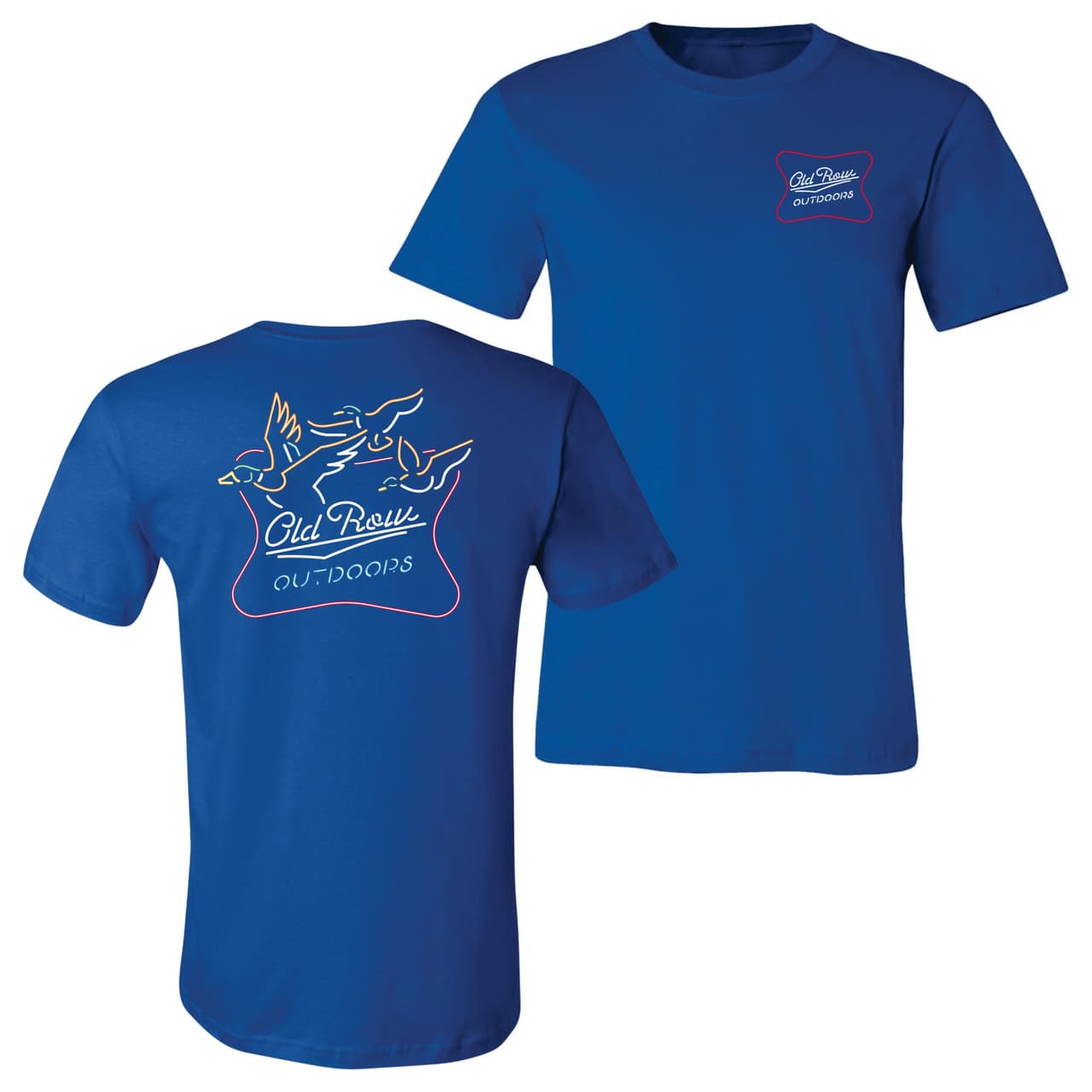 Old Row Outdoors Neon Duck Graphic Cotton Unisex T-Shirt - 2 Sided – image 2, Old Row Tee, Old Row Merch, Old Row Shirt, Old Row Sweatshirt, Old Row Hoodie, Old Row Clothes