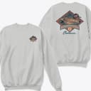 Old Row Sitting Duck Vintage Hunting Hoodie Sweatshirt Comfort Colors 2 small thumbnail