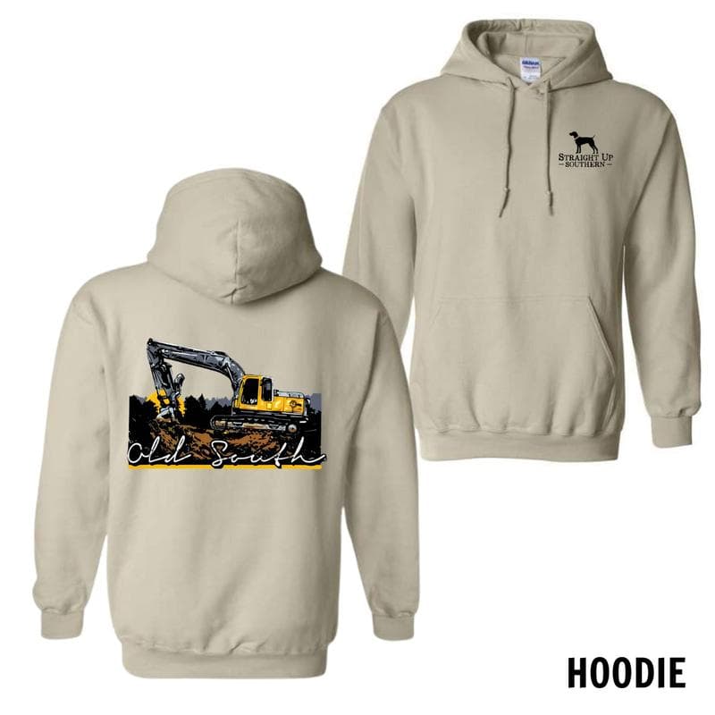 Old South Menswear Excavator Hoodie, Sweatshirt, Tee - Southern Pride Gift – image 1, Excavator Tee, Excavator Merch, Excavator Shirt, Excavator Sweatshirt, Excavator Hoodie, Excavator Clothes
