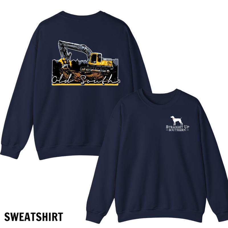 Old South Menswear Excavator Hoodie, Sweatshirt, Tee - Southern Pride Gift – image 4, Excavator Tee, Excavator Merch, Excavator Shirt, Excavator Sweatshirt, Excavator Hoodie, Excavator Clothes