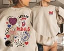 Ole Miss Vintage NCAA Football Crewneck Sweatshirt para Hombre y Mujer 1 small thumbnail