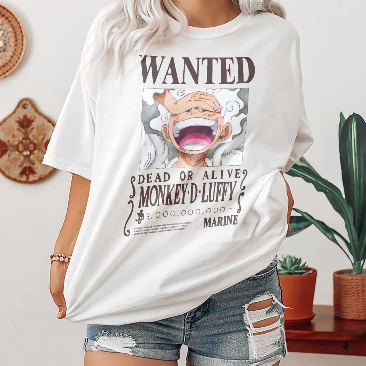 One Piece Gear 5 Luffy Hoodie, T-Shirt & Sweatshirt – Punny Cartoon Unisex – image 3, One Piece Tee, One Piece Merch, One Piece Shirt, One Piece Sweatshirt, One Piece Hoodie, One Piece Clothes