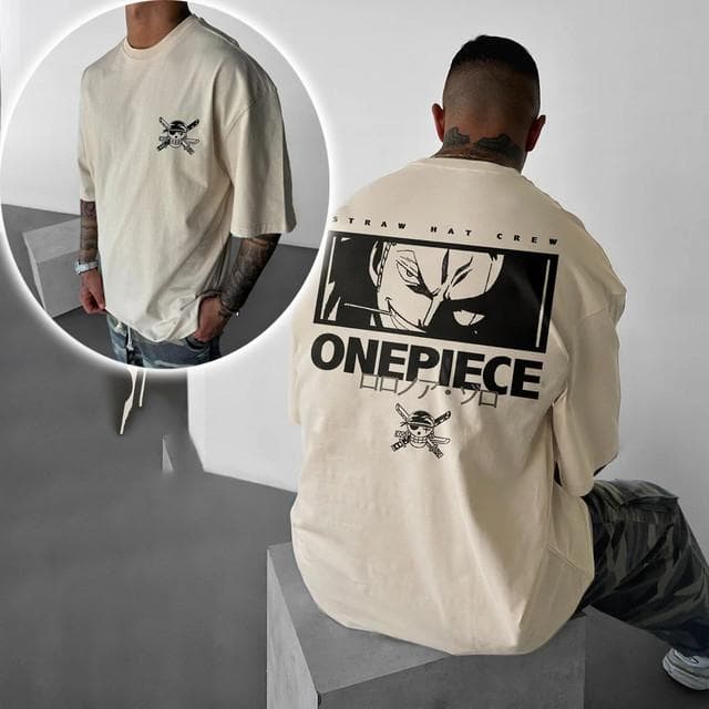One Piece Luffy Gear 5 Zoro Vintage Anime T-Shirt Hoodie Sweatshirt – image 1, One Piece Tee, One Piece Shirt, One Piece Sweatshirt, One Piece Hoodie