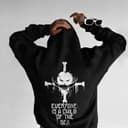 One Piece Whitebeard Luffy 2-Sided 90s Anime Graphic Hoodie 3 small thumbnail