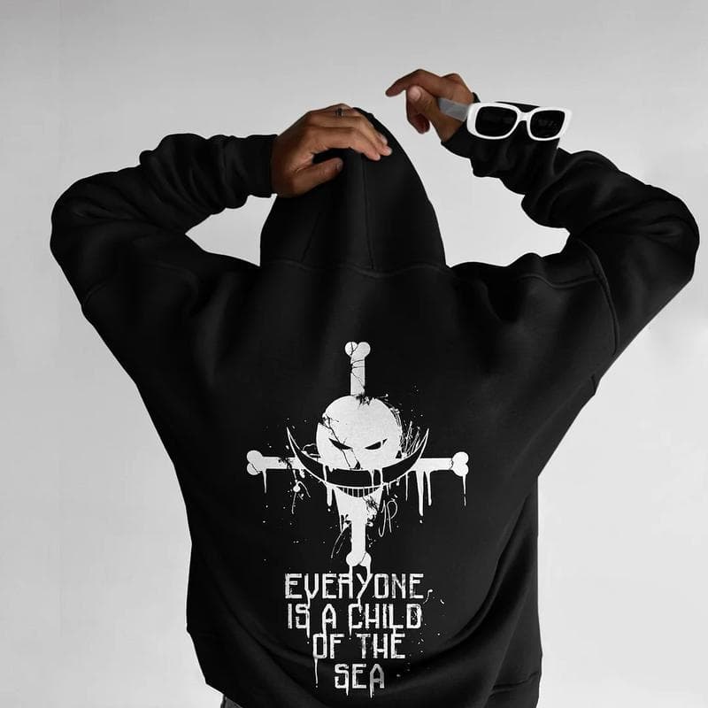 One Piece Whitebeard Luffy 2-Sided 90s Anime Graphic Hoodie – image 3, One Piece Tee, One Piece Shirt, One Piece Sweatshirt, One Piece Hoodie, One Piece Clothes