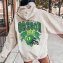 Sudadera Oregon Ducks Vintage Fútbol NCAA, Unisex de Final Round Gear 1 small thumbnail
