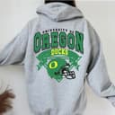 Sudadera Oregon Ducks Vintage Fútbol NCAA, Unisex de Final Round Gear 2 small thumbnail