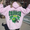 Sudadera Oregon Ducks Vintage Fútbol NCAA, Unisex de Final Round Gear 4 small thumbnail