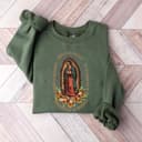 Our Lady of Guadalupe Cotton Apparel: Sweatshirt, T-Shirt, Hoodie 1 small thumbnail