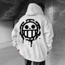 Oversize One Piece 2-Sided Print Hoodie - Top Anime Graphic 90s Gift 1 small thumbnail