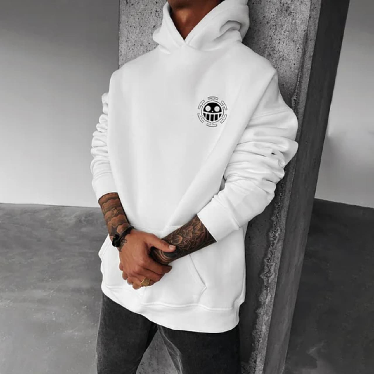 Oversize One Piece 2-Sided Print Hoodie - Top Anime Graphic 90s Gift – image 2, One Piece Tee, One Piece Shirt, One Piece Sweatshirt, One Piece Hoodie, One Piece Clothes