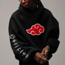 Oversized Naruto Akatsuki T-Shirt, Hoodie, Sweater - All Village Anime Gift 1 small thumbnail