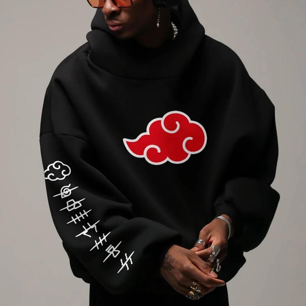 Oversized Naruto Akatsuki T-Shirt, Hoodie, Sweater - All Village Anime Gift – image 1, Naruto Akatsuki Tee, Naruto Akatsuki Merch, Naruto Akatsuki Shirt, Naruto Akatsuki Sweatshirt, Naruto Akatsuki Hoodie, Naruto Akatsuki Clothes