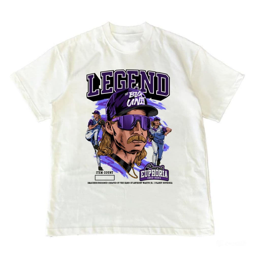 Camiseta PE Limited Randy Johnson The Big Unit Vintage Béisbol 90s – image 1, Randy Johnson Tee, Randy Johnson Merch, Randy Johnson Shirt, Randy Johnson Sweatshirt, Randy Johnson Hoodie, Randy Johnson Clothes