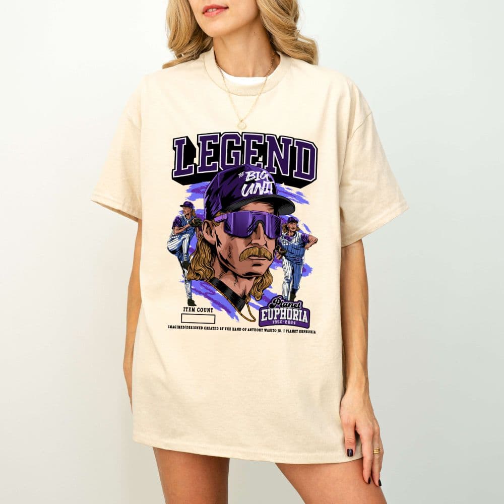 Camiseta PE Limited Randy Johnson The Big Unit Vintage Béisbol 90s – image 4, Randy Johnson Tee, Randy Johnson Merch, Randy Johnson Shirt, Randy Johnson Sweatshirt, Randy Johnson Hoodie, Randy Johnson Clothes