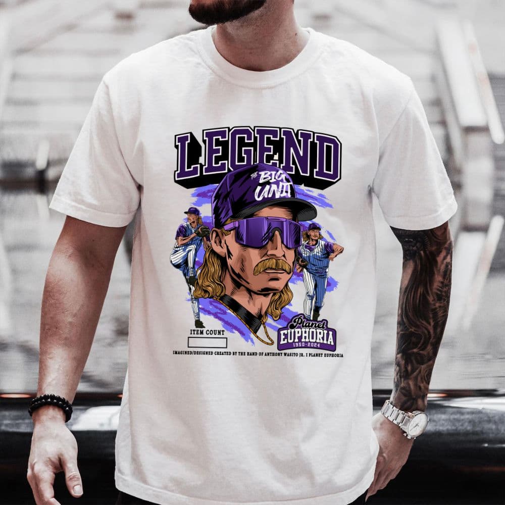 Camiseta PE Limited Randy Johnson The Big Unit Vintage Béisbol 90s – image 2, Randy Johnson Tee, Randy Johnson Merch, Randy Johnson Shirt, Randy Johnson Sweatshirt, Randy Johnson Hoodie, Randy Johnson Clothes