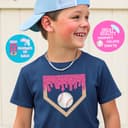 Personalized Boy Baseball Youth Shirt, Custom Baseball Shirts for Youth Bulk Team Gift, Ice Cream Tee, Easter Basket Gift, Baseball TShirt 3 small thumbnail