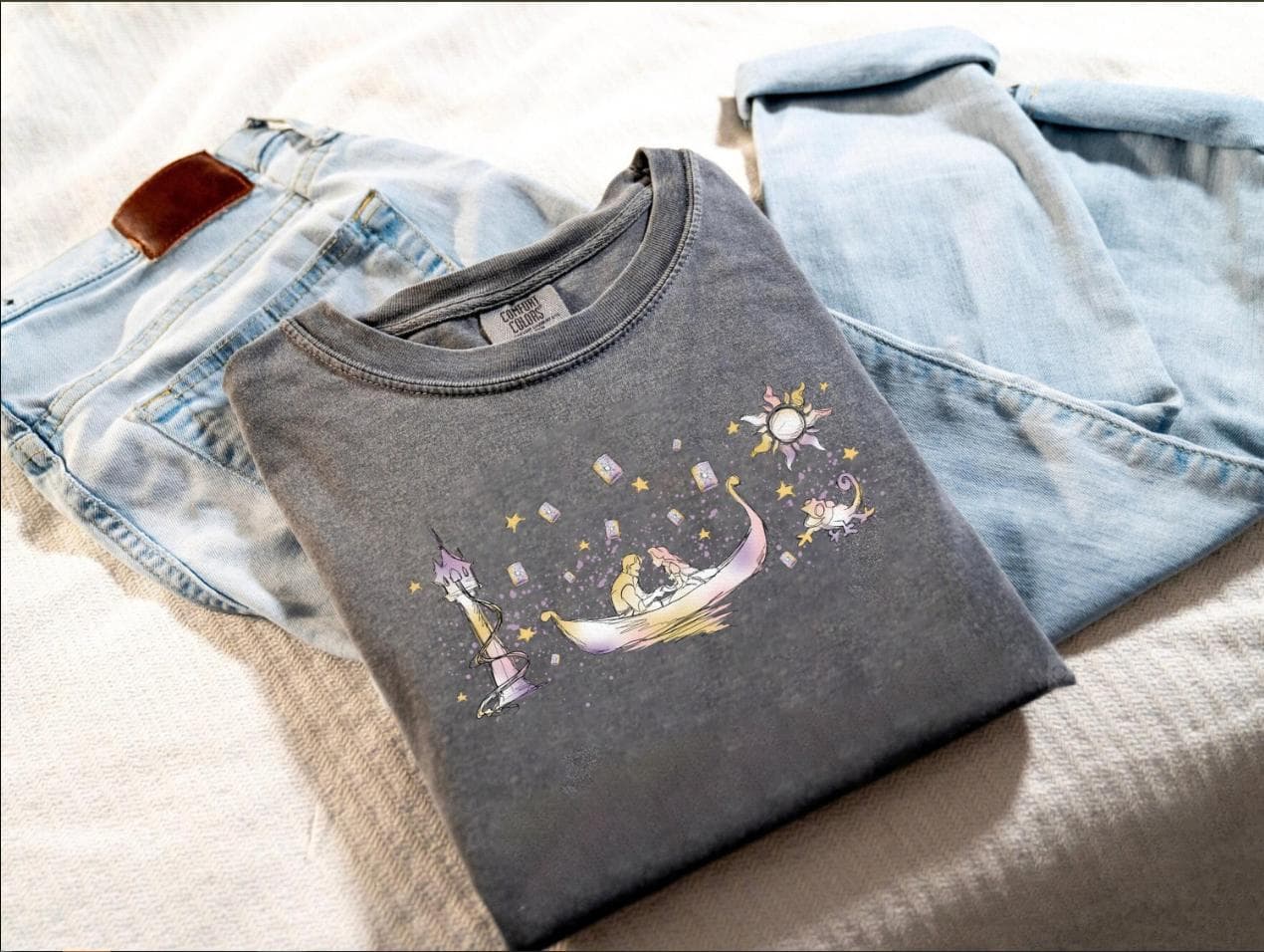 Personalized Retro Rapunzel Tangled Shirt/Sweatshirt | Magic Kingdom – image 1, Rapunzel Tangled Tee, Rapunzel Tangled Merch, Rapunzel Tangled Shirt, Rapunzel Tangled Sweatshirt, Rapunzel Tangled Hoodie, Rapunzel Tangled Clothes