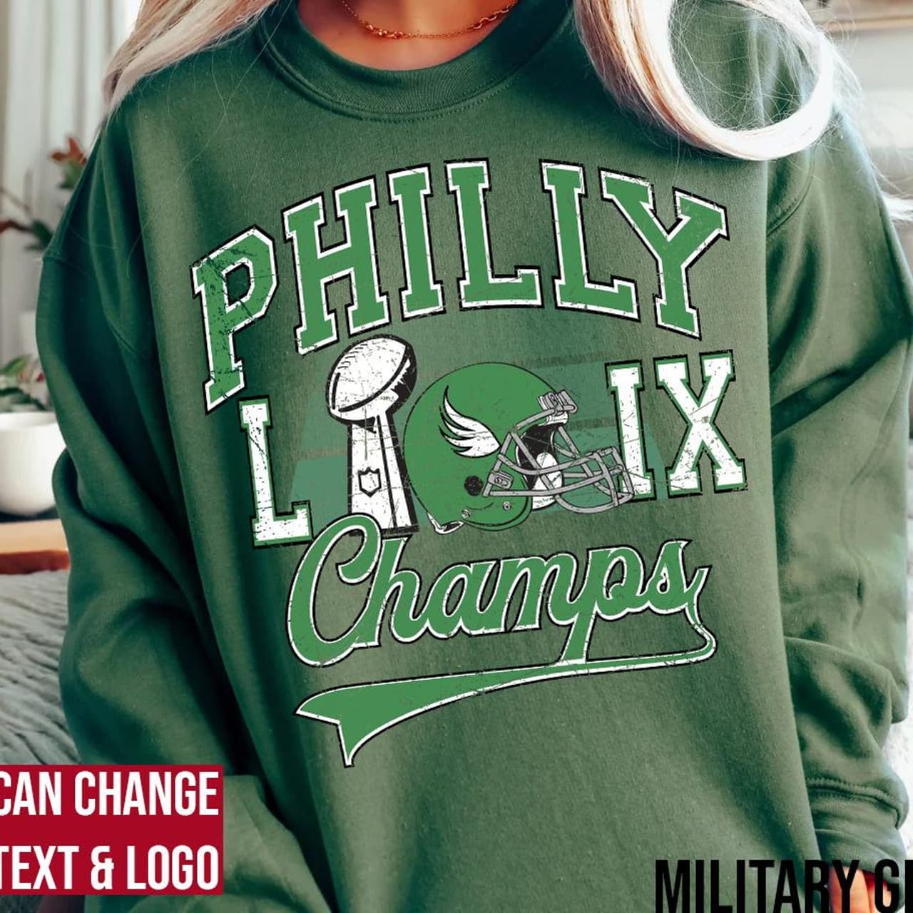 Philadelphia Eagles 2025 Campeones Sweatshirt & Hoodie Merch – image 2, Philadelphia Eagles Tee, jalen hurts shirsey, philadelphia eagles merch, eagles sweatshirt, philadelphia eagles sweatshirt, eagles hooded sweatshirt, eagles shirt