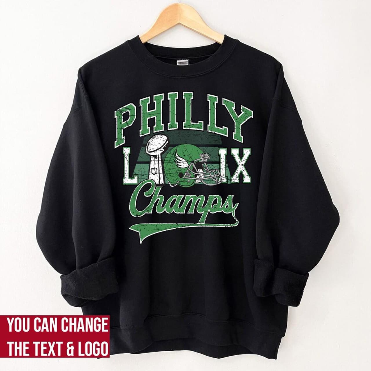 Philadelphia Eagles 2025 Campeones Sweatshirt & Hoodie Merch – image 4, Philadelphia Eagles Tee, jalen hurts shirsey, philadelphia eagles merch, eagles sweatshirt, philadelphia eagles sweatshirt, eagles hooded sweatshirt, eagles shirt
