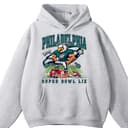 Philadelphia Eagles Campeones del Super Bowl LIX 2025, Ropa Vintage Unisex: Hoodie, Camiseta, Crewneck, Sudadera, Regalo de Algodón para Fanáticos 4 small thumbnail