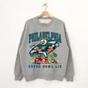 Philadelphia Eagles Campeones del Super Bowl LIX 2025, Ropa Vintage Unisex: Hoodie, Camiseta, Crewneck, Sudadera, Regalo de Algodón para Fanáticos 3 small thumbnail