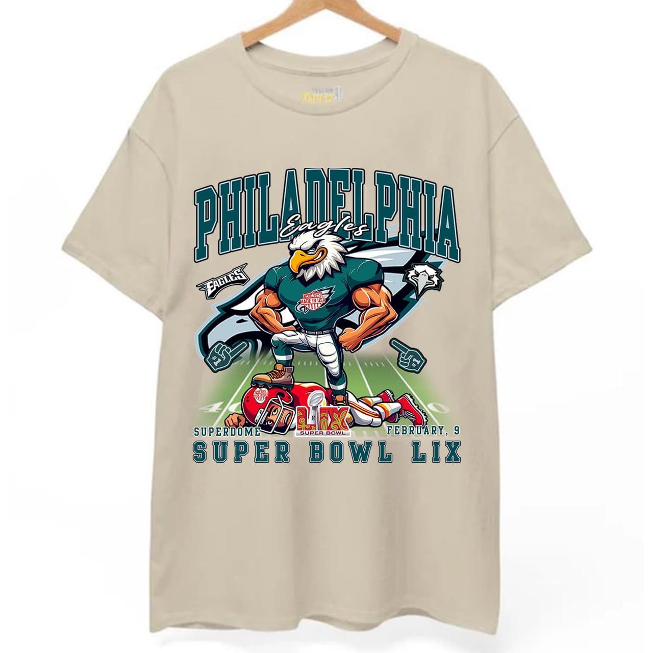 Philadelphia Super Bowl LIX 2025 Champs Vintage Hoodie, Sweatshirt, Tee – image 4, Philadelphia Eagles Tee, jalen hurts shirsey, philadelphia eagles merch, eagles sweatshirt, philadelphia eagles sweatshirt, eagles hooded sweatshirt, eagles shirt