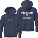 Filipenses 4 Versículo Bíblico Sudadera Camiseta Cristiano Jesús Streetwear 4 small thumbnail