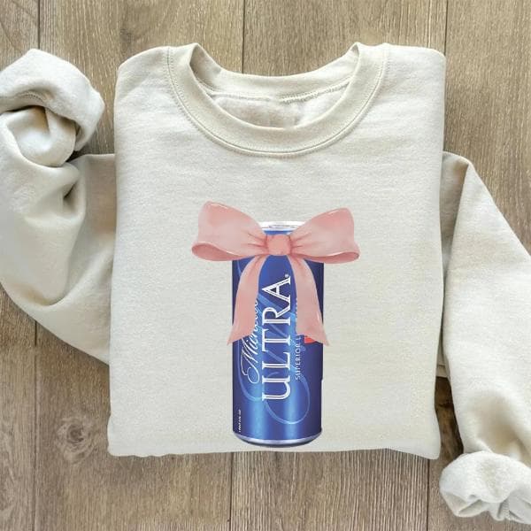 Sudadera, Camiseta, Sudadera con Capucha Pink Michelob Ultra, Coquette Drink Tee – image 2, Michelob Ultra Tee, Michelob Ultra Merch, Michelob Ultra Shirt, Michelob Ultra Sweatshirt, Michelob Ultra Hoodie, Michelob Ultra Clothes
