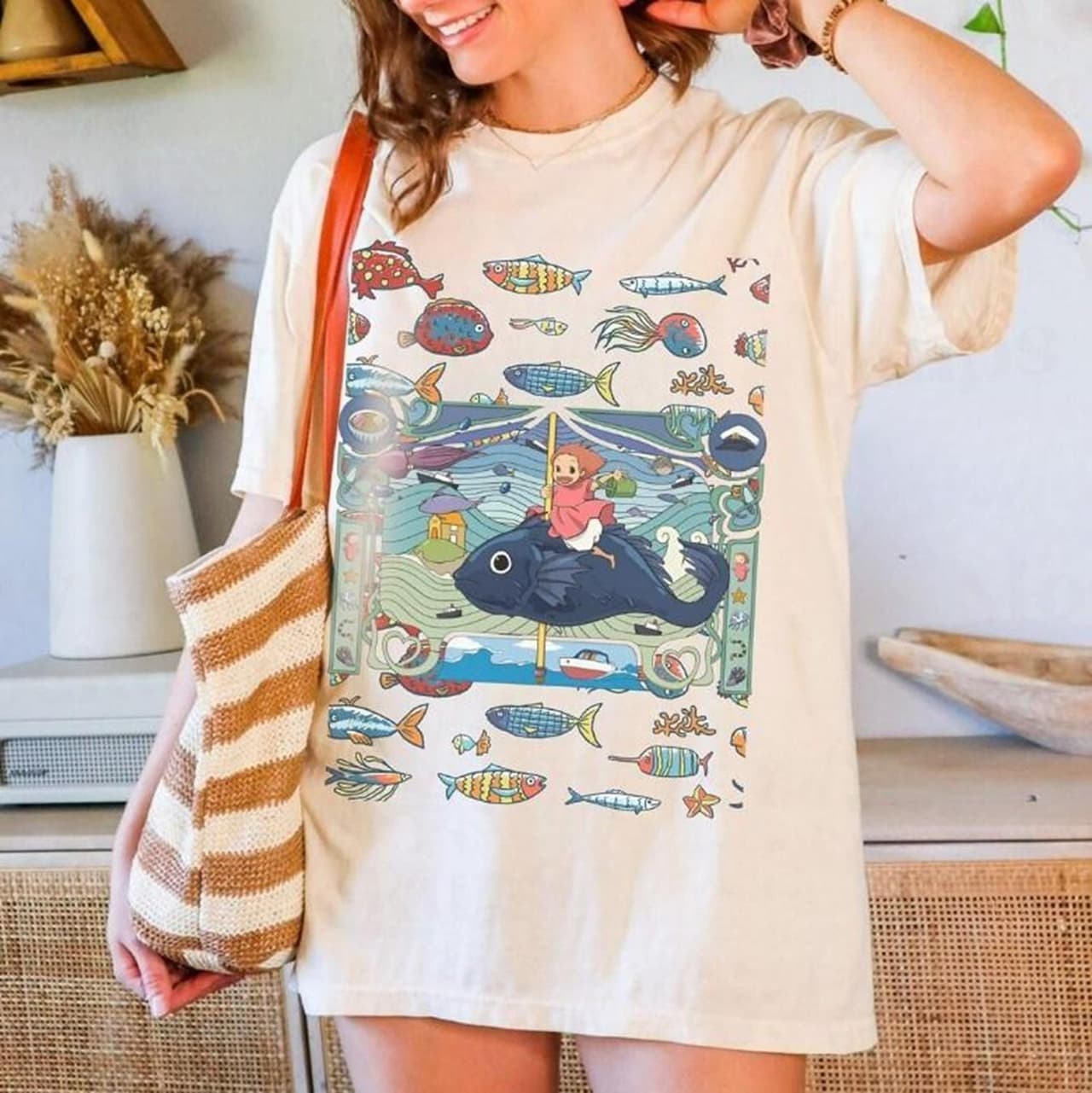 Ponyo & Sosuke Ghibli Anime Vintage Shirt, Sweatshirt, Hoodie – image 2, Ponyo Sosuke Ghibli Tee, Ponyo Sosuke Ghibli Merch, Ponyo Sosuke Ghibli Shirt, Ponyo Sosuke Ghibli Sweatshirt, Ponyo Sosuke Ghibli Hoodie, Ponyo Sosuke Ghibli Clothes