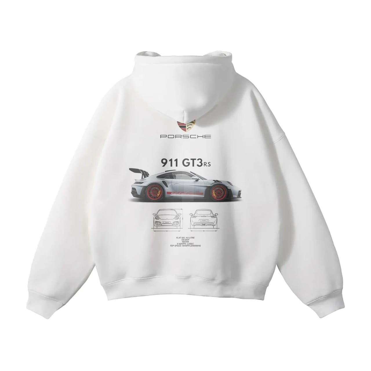 Porsche 911 GT3 RS Oversized Hoodie, Car Tee, Car Sweatshirt, Porsche Hoodie, Automotive Fashion, Porsche Lovers – image 2, Porsche 911 Tee, Porsche 911 Shirt, Porsche 911 Sweatshirt, Porsche 911 Hoodie, Porsche 911 Clothes
