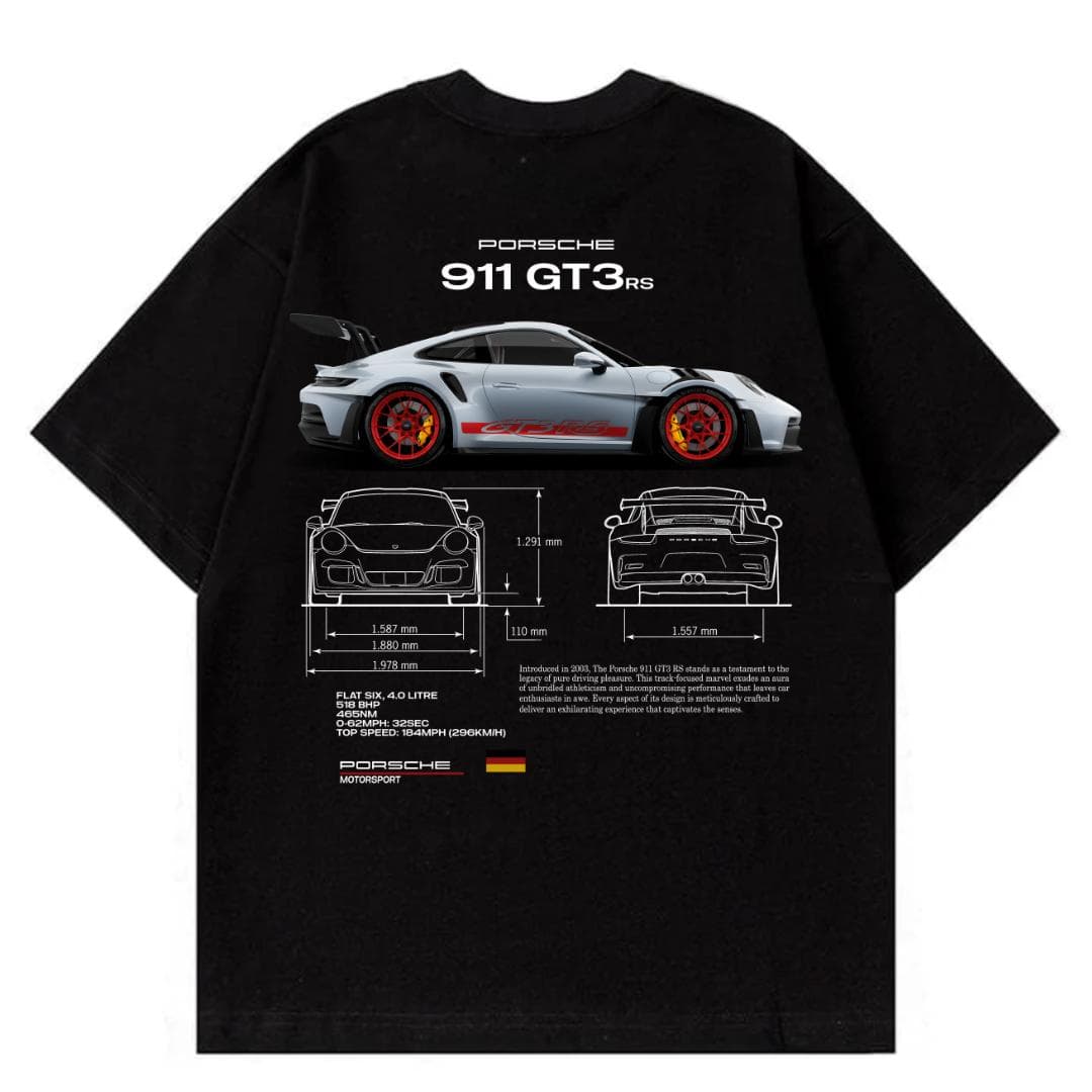 Porsche 911 GT3 RS T-Shirt - Unisex Car Lover Gift for Men – image 1, Porsche Tee, Porsche 911 Tee, Porsche Tee, Porsche Shirt, Porsche Sweatshirt, Porsche Hoodie