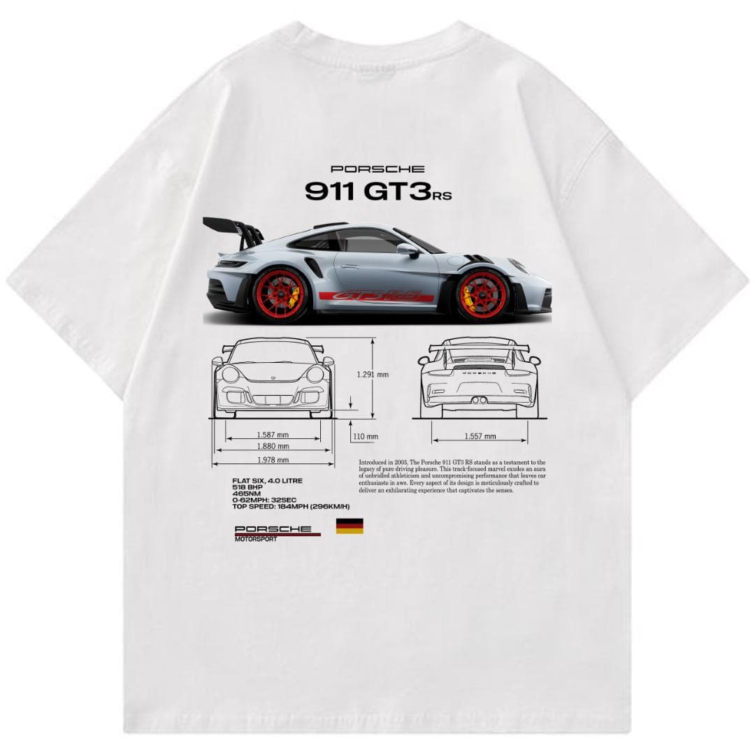 Porsche 911 GT3 RS T-Shirt - Unisex Car Lover Gift for Men – image 2, Porsche Tee, Porsche 911 Tee, Porsche Tee, Porsche Shirt, Porsche Sweatshirt, Porsche Hoodie