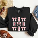 Preppy Coquette Diet Coke Bow Sweatshirt - Soft Girl Era Style 2 small thumbnail