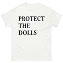 Protect The Dolls Unisex Graphic Tee - Y2K Retro Letter Print Shirt 1 small thumbnail