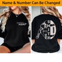 Proud Football Mom Season Game Day Shirt, Supportive Tee as a Gift 1 small thumbnail