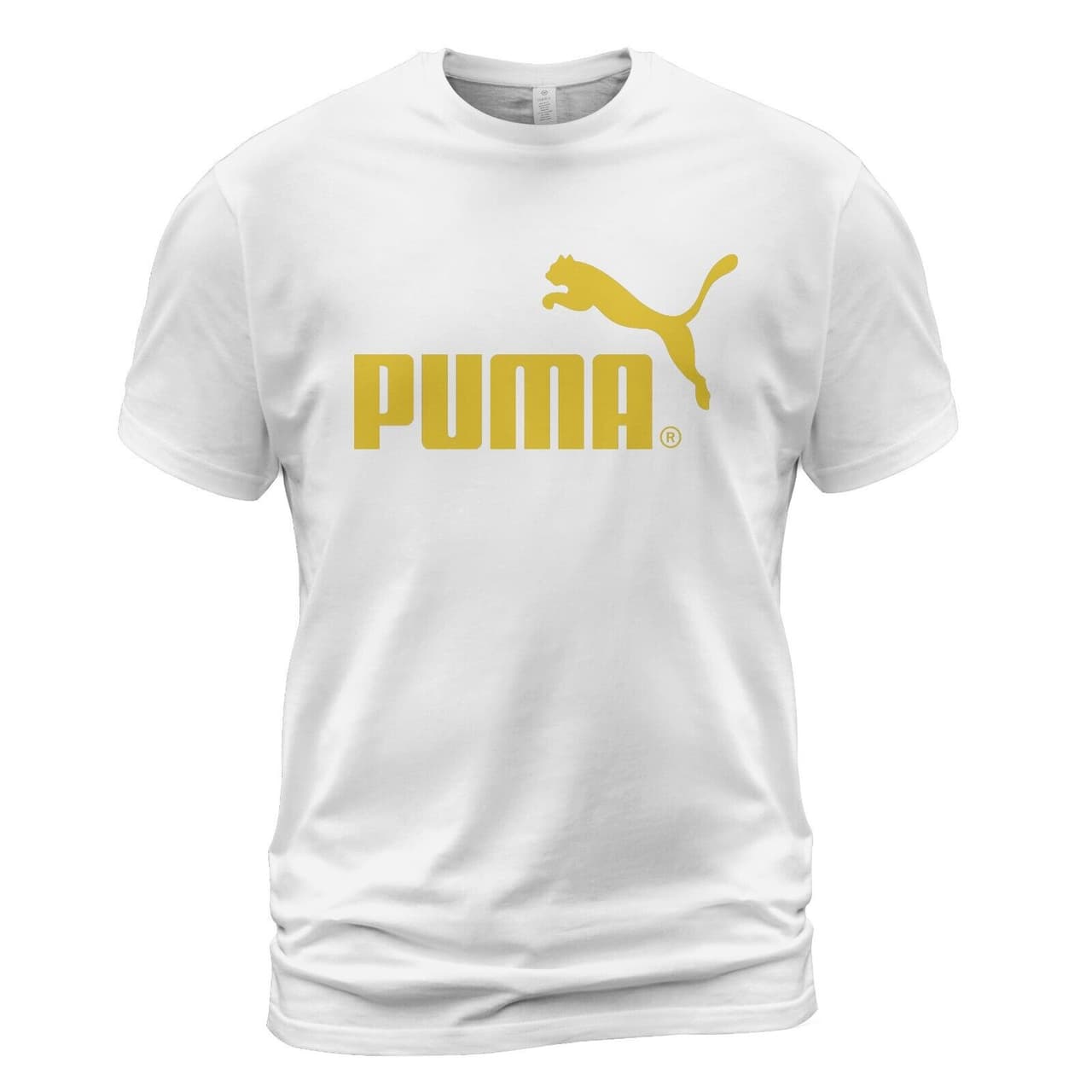 Puma Gold Logo T-Shirt, Hoodie & Sweatshirt – Classic Cotton Comfort – image 1, Puma Tee, Puma Merch, Puma Shirt, Puma Sweatshirt, Puma Hoodie, Puma Clothes