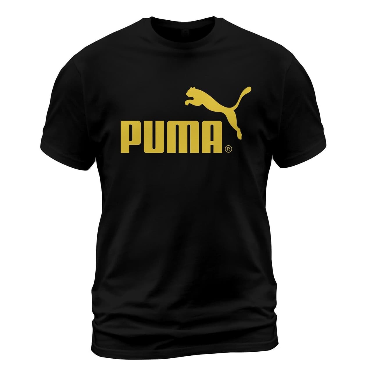 Puma Gold Logo T-Shirt, Hoodie & Sweatshirt – Classic Cotton Comfort – image 2, Puma Tee, Puma Merch, Puma Shirt, Puma Sweatshirt, Puma Hoodie, Puma Clothes